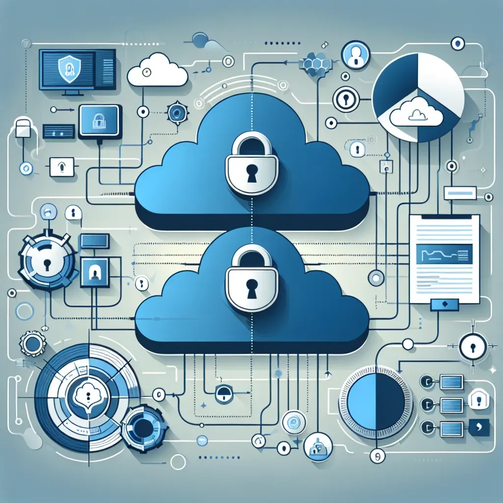 "Ilustrasi manajemen rahasia dan kredensial cloud untuk keamanan optimal dalam artikel 'Panduan Lengkap Solusi Manajemen Rahasia dan Kredensial Cloud'."
