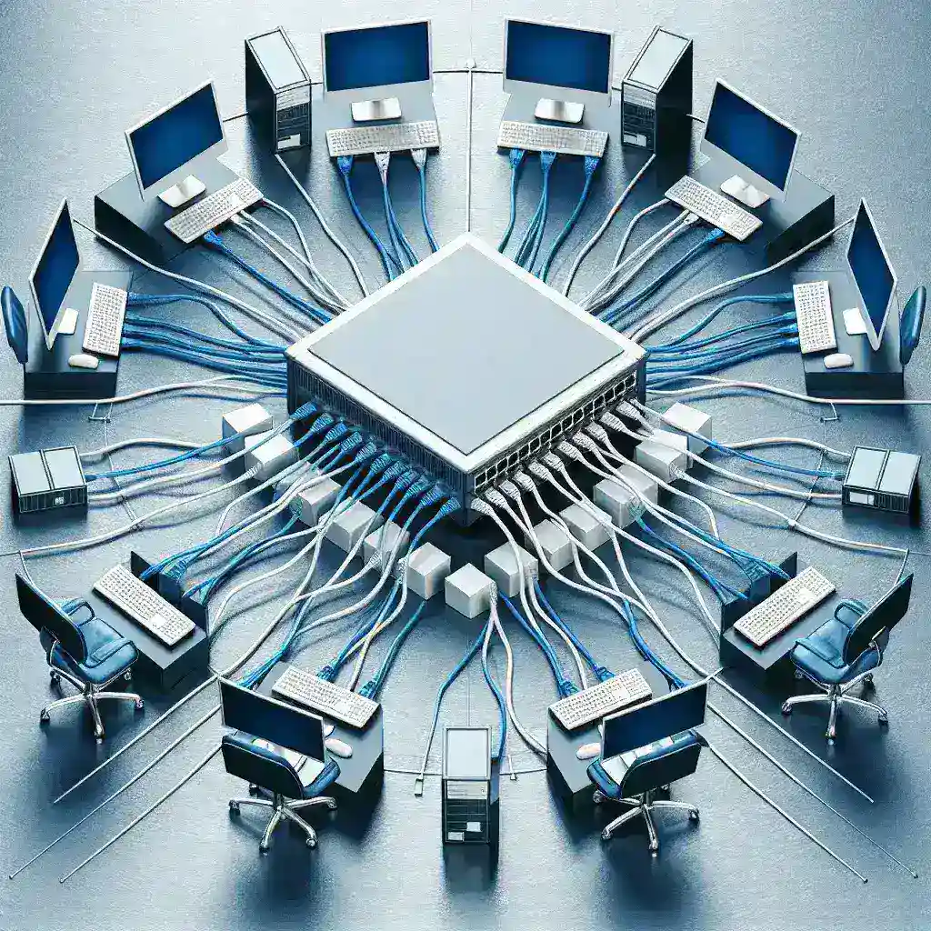 Bagaimana cara memasang hub jaringan?