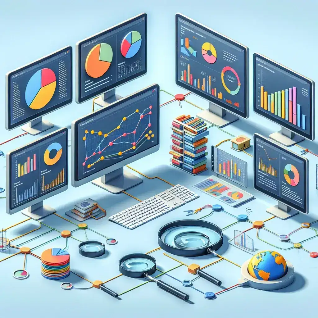 "Ilustrasi alat observabilitas untuk monitoring dan pengelolaan database distribusi global dalam artikel Panduan Lengkap Monitoring dan Pengelolaan Data Terdistribusi."