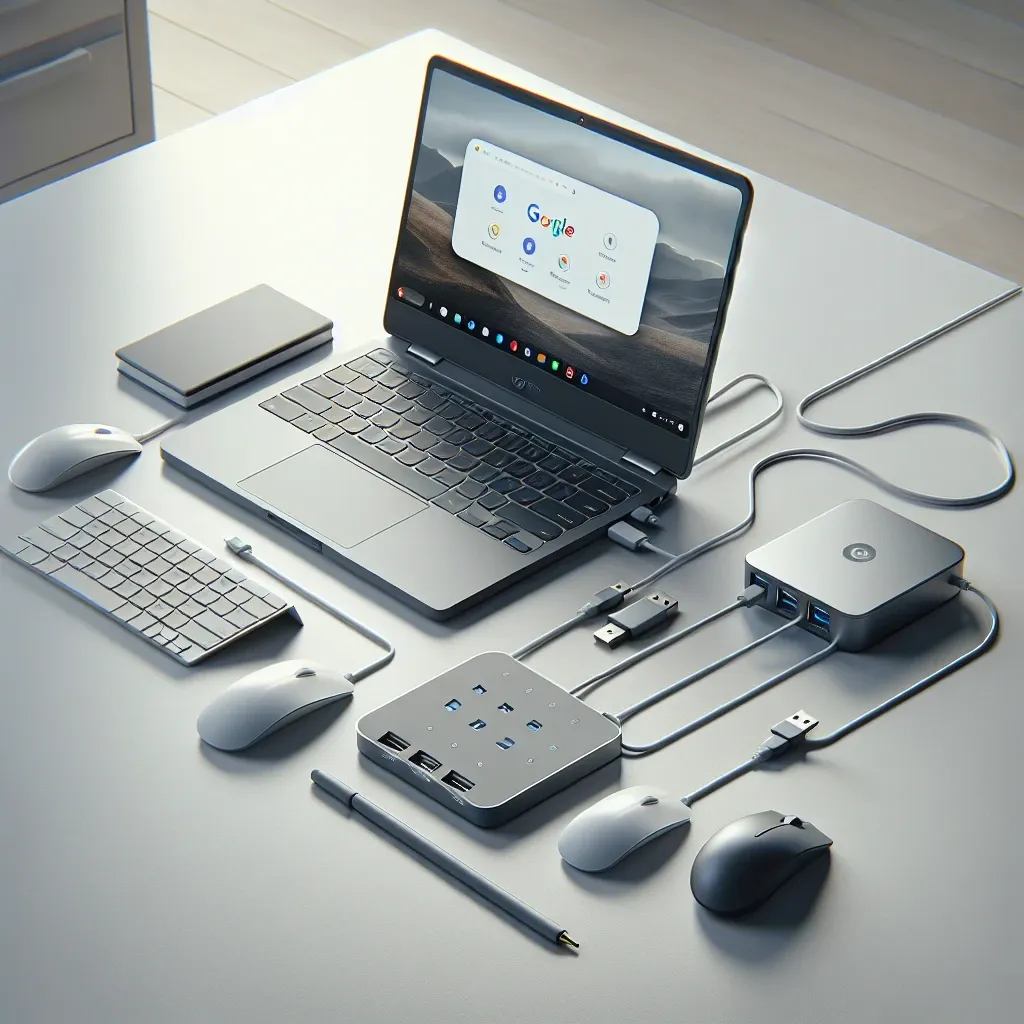 Dapatkah saya menggunakan hub USB-C dengan Chromebook?