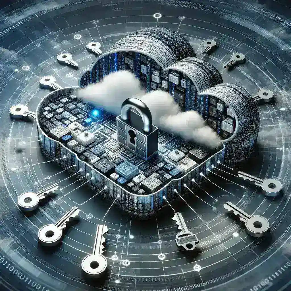 "Infografis tentang solusi manajemen rahasia dan kredensial cloud untuk keamanan digital yang efektif, sebagai bagian dari panduan lengkap untuk melindungi data di lingkungan cloud."