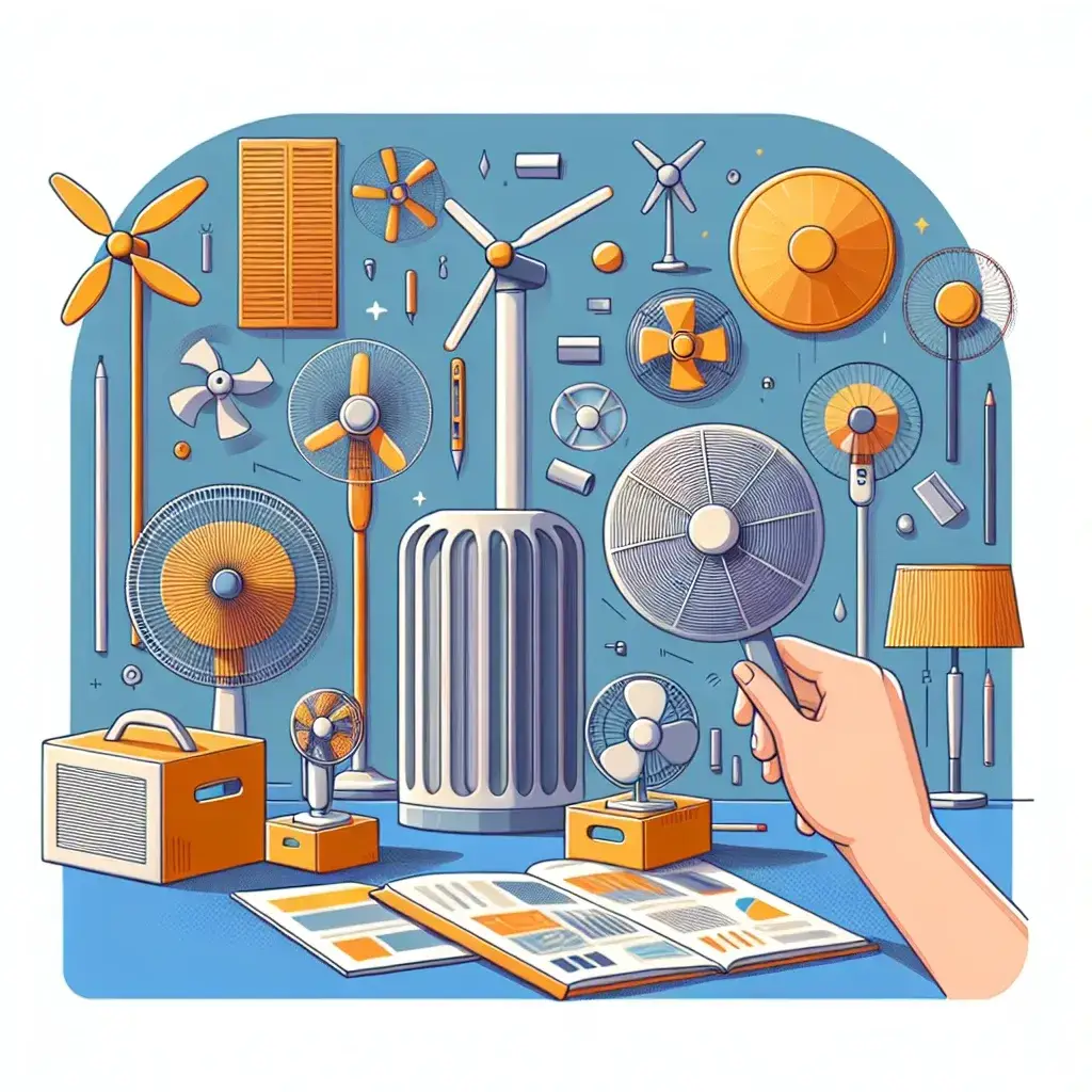 Bagaimana cara memilih bahan kipas yang berbeda (plastik, logam, dll.)?