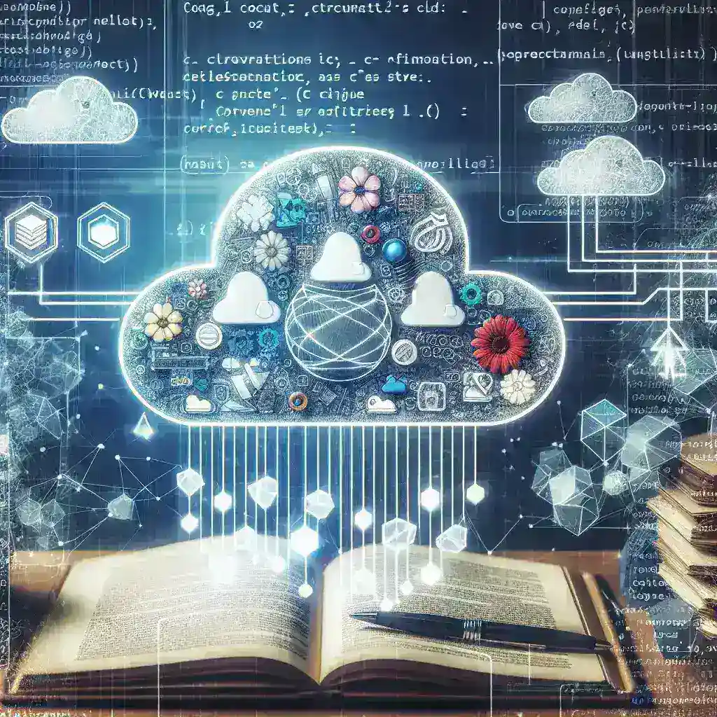 "Ilustrasi yang menampilkan alat manajemen konfigurasi untuk Infrastruktur sebagai Kode, mendukung praktik DevOps modern dalam pengelolaan sistem dan otomatisasi."